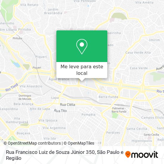 Rua Francisco Luiz de Souza Júnior 350 mapa