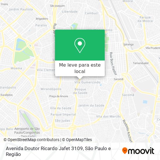 Avenida Doutor Ricardo Jafet 3109 mapa