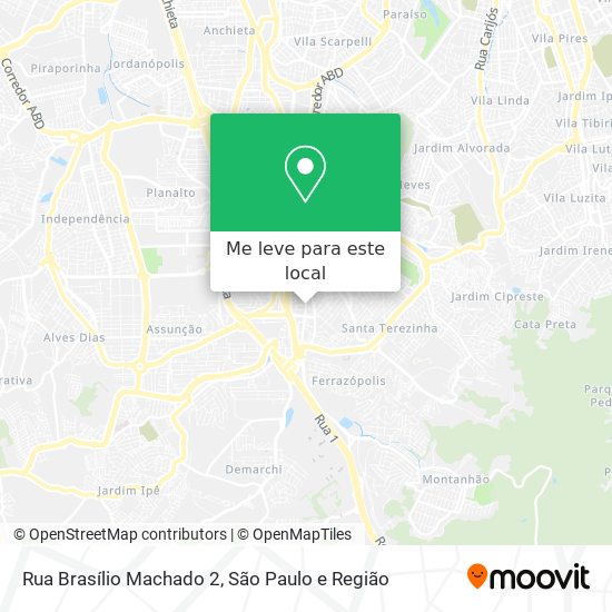 Rua Brasílio Machado 2 mapa
