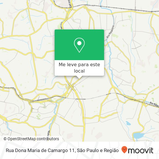 Rua Dona Maria de Camargo 11 mapa