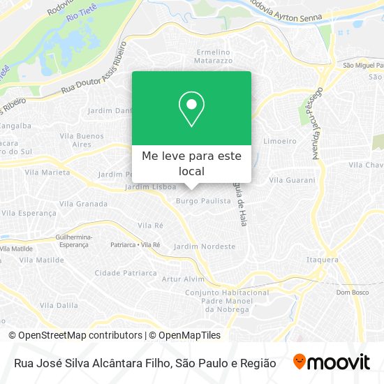 Rua José Silva Alcântara Filho mapa