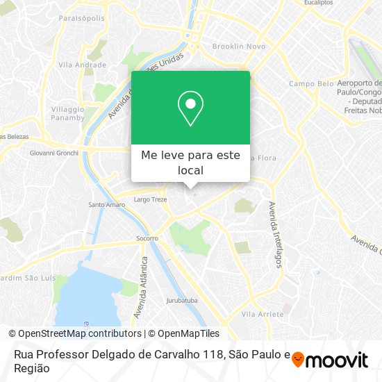Rua Professor Delgado de Carvalho 118 mapa