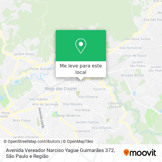 Avenida Vereador Narciso Yague Guimarães 372 mapa