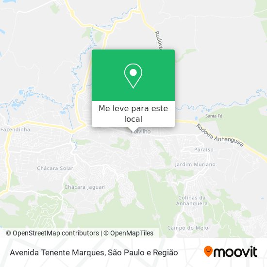 Avenida Tenente Marques mapa