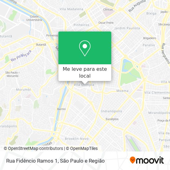 Rua Fidêncio Ramos 1 mapa