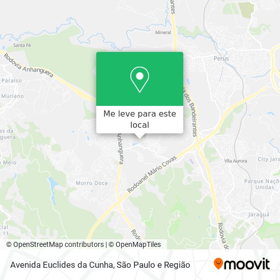 Avenida Euclides da Cunha mapa