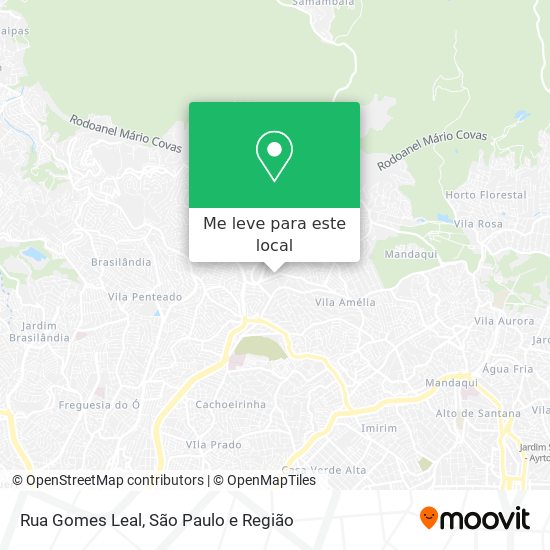 Rua Gomes Leal mapa