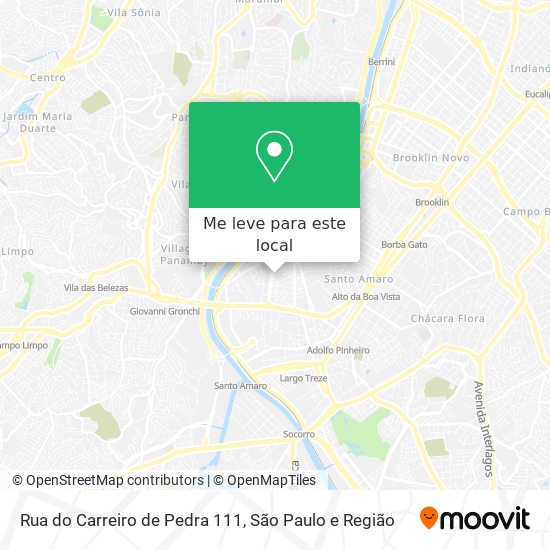 Rua do Carreiro de Pedra 111 mapa