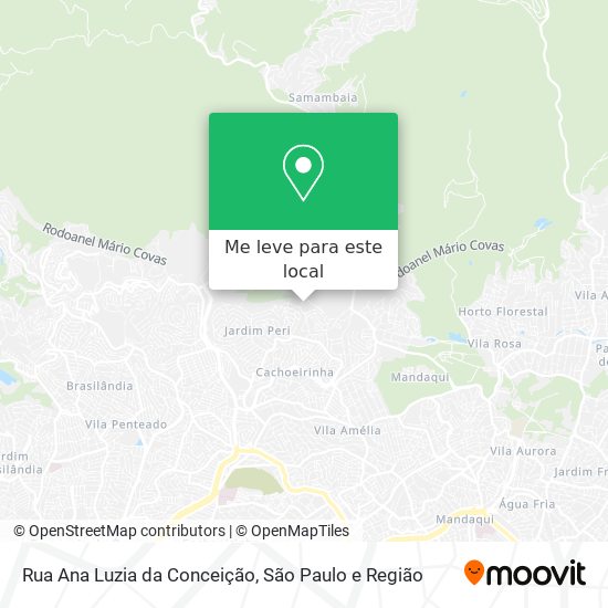 Rua Ana Luzia da Conceição mapa