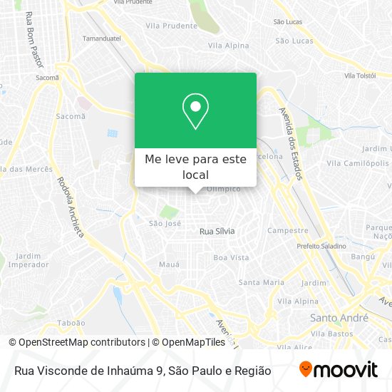 Rua Visconde de Inhaúma 9 mapa