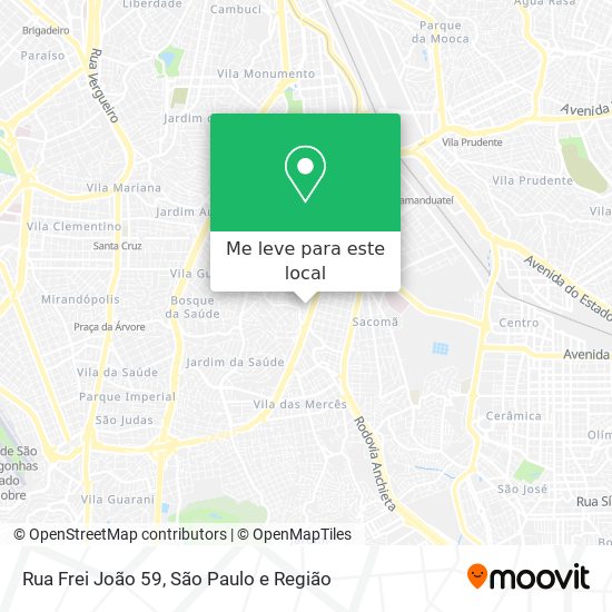 Rua Frei João 59 mapa