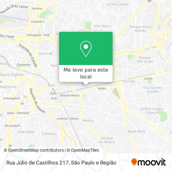 Rua Júlio de Castilhos 217 mapa