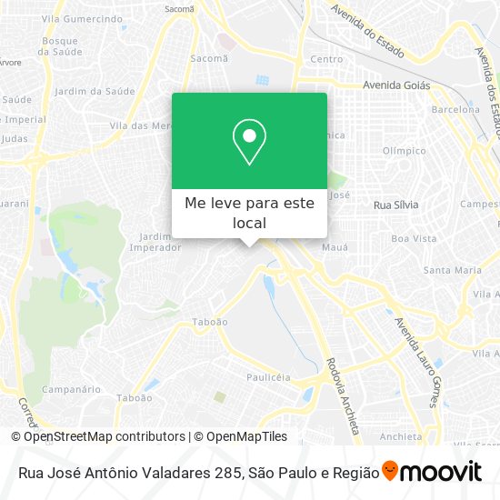 Rua José Antônio Valadares 285 mapa