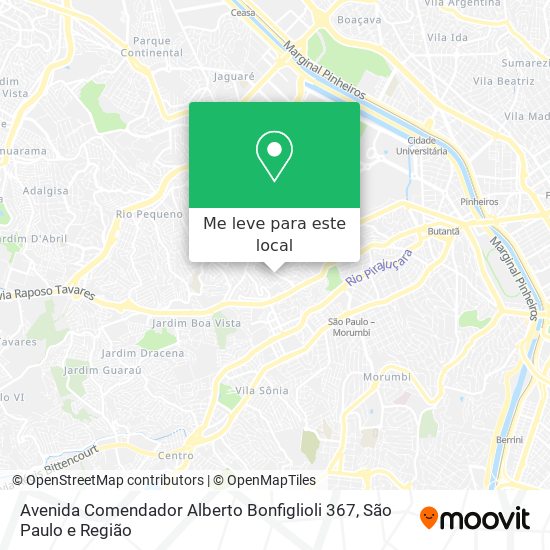 Avenida Comendador Alberto Bonfiglioli 367 mapa