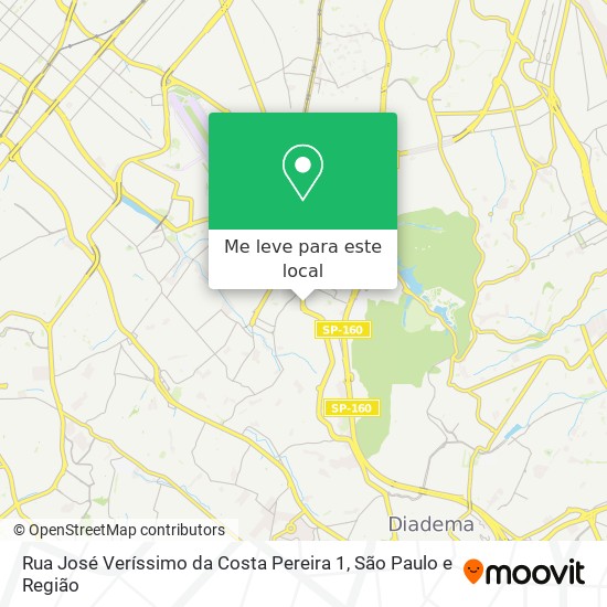 Rua José Veríssimo da Costa Pereira 1 mapa