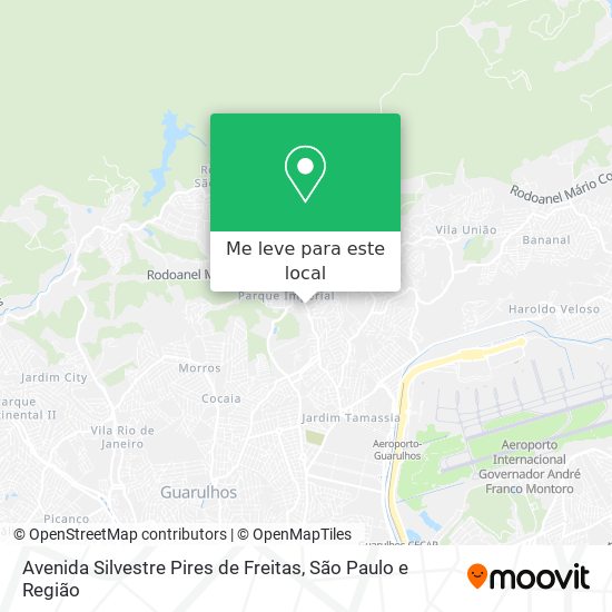 Avenida Silvestre Pires de Freitas mapa