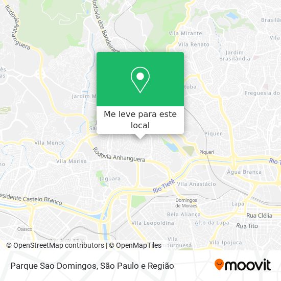 Parque Sao Domingos mapa