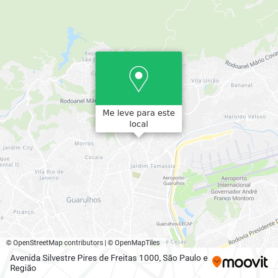 Avenida Silvestre Pires de Freitas 1000 mapa
