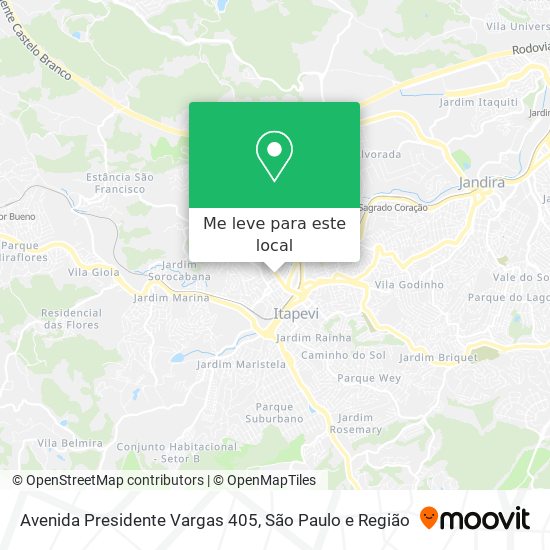 Avenida Presidente Vargas 405 mapa