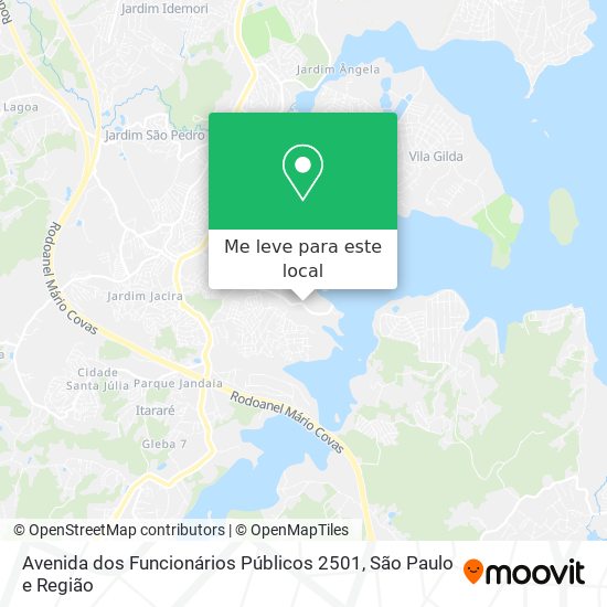 Avenida dos Funcionários Públicos 2501 mapa