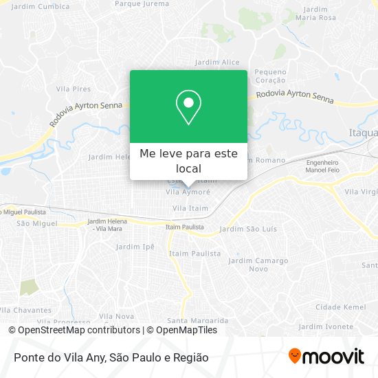 Ponte do Vila Any mapa