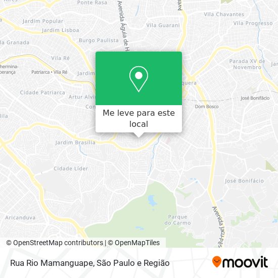 Rua Rio Mamanguape mapa