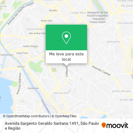 Avenida Sargento Geraldo Santana 1491 mapa