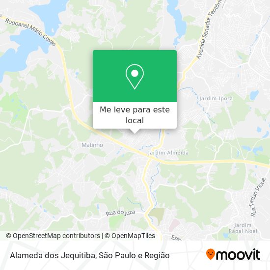 Alameda dos Jequitiba mapa