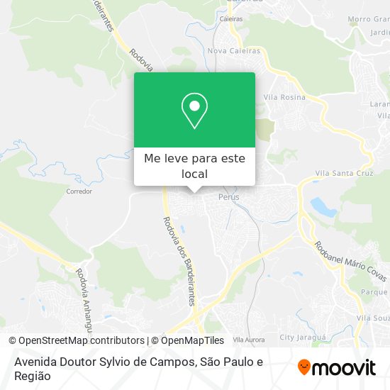 Avenida Doutor Sylvio de Campos mapa