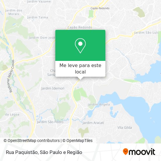 Rua Paquistão mapa