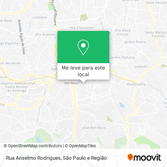 Rua Anselmo Rodrigues mapa