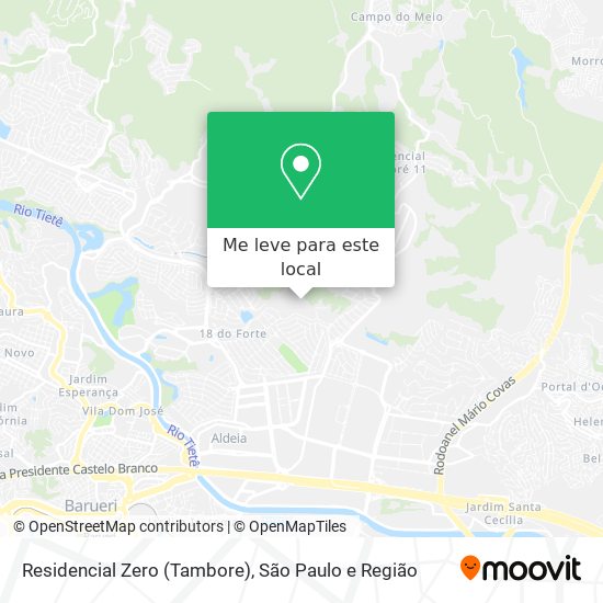 Residencial Zero (Tambore) mapa