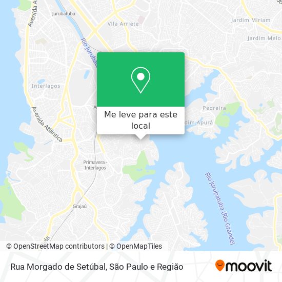 Rua Morgado de Setúbal mapa