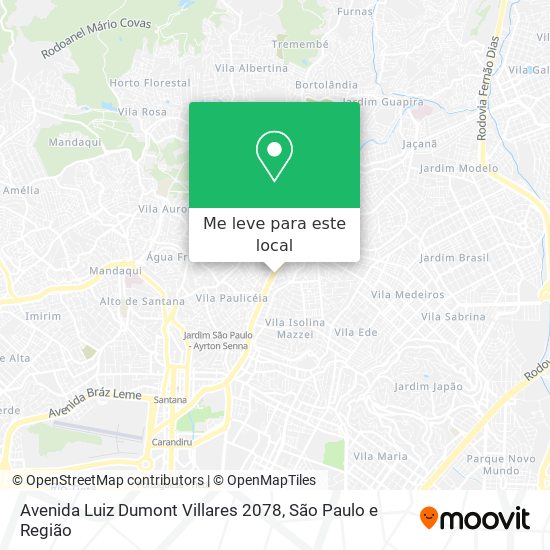 Avenida Luiz Dumont Villares 2078 mapa