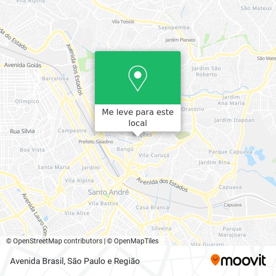 Avenida Brasil mapa