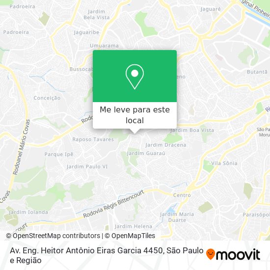 Av. Eng. Heitor Antônio Eiras Garcia 4450 mapa