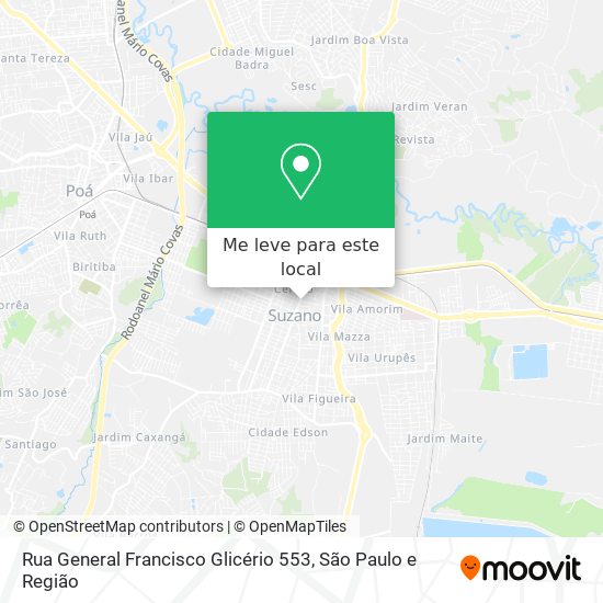 Rua General Francisco Glicério 553 mapa