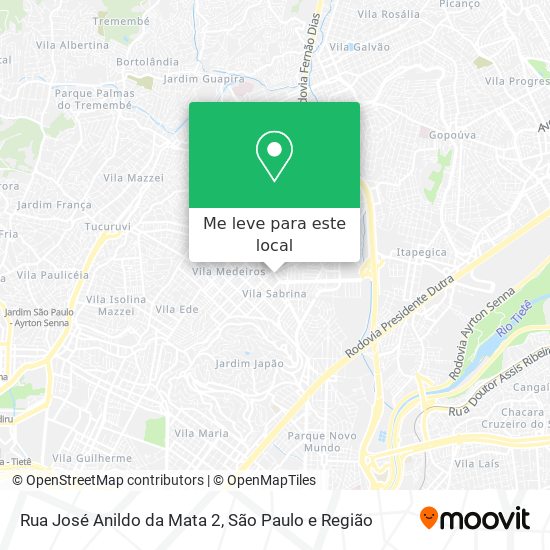 Rua José Anildo da Mata 2 mapa