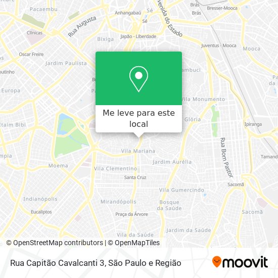 Rua Capitão Cavalcanti 3 mapa