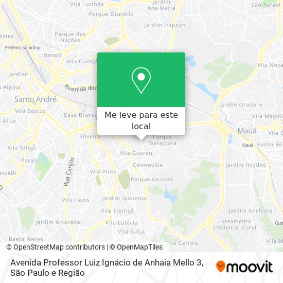 Avenida Professor Luiz Ignácio de Anhaia Mello 3 mapa
