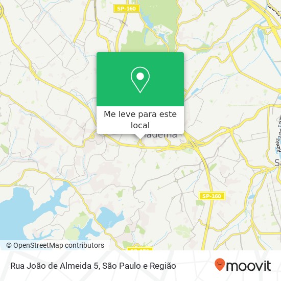 Rua João de Almeida 5 mapa