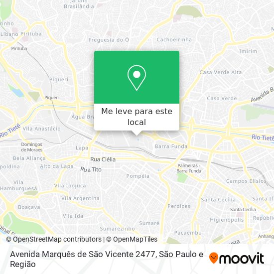 Avenida Marquês de São Vicente 2477 mapa