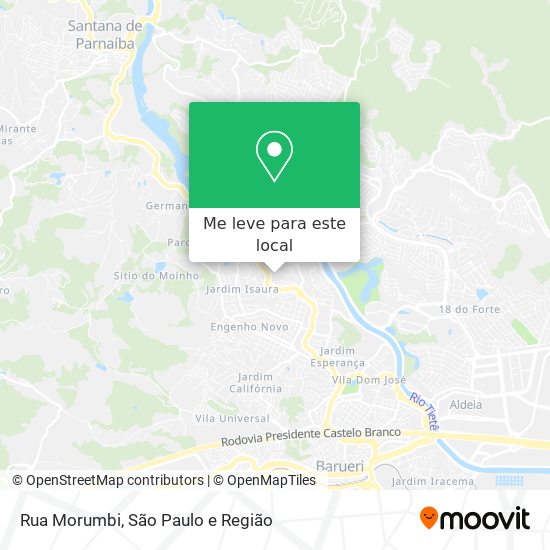 Rua Morumbi mapa