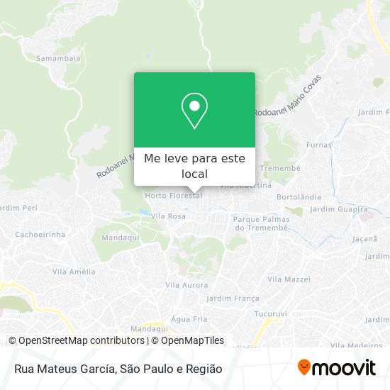 Rua Mateus García mapa