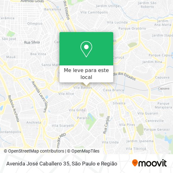 Avenida José Caballero 35 mapa