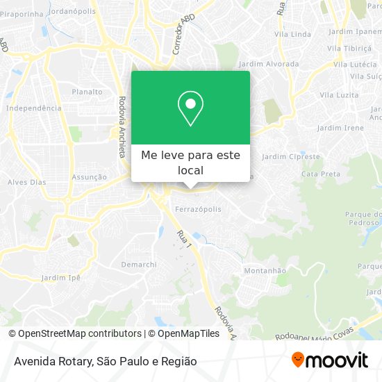 Avenida Rotary mapa