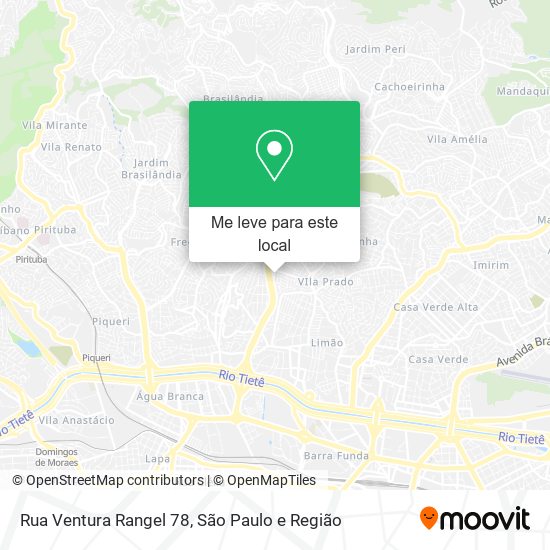 Rua Ventura Rangel 78 mapa