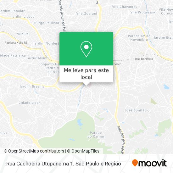 Rua Cachoeira Utupanema 1 mapa