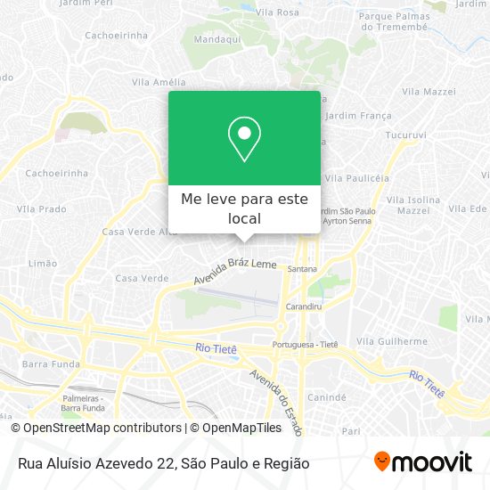 Rua Aluísio Azevedo 22 mapa