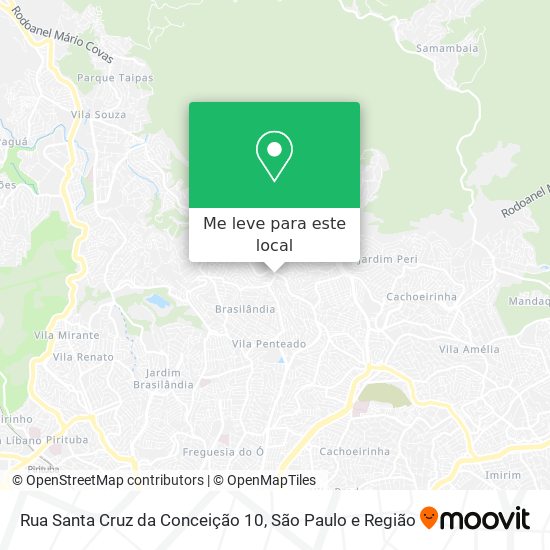 Rua Santa Cruz da Conceição 10 mapa